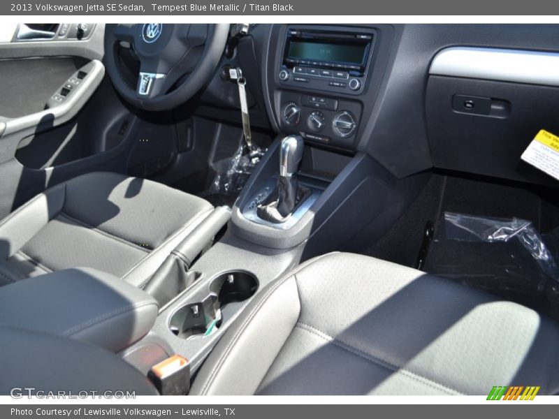Tempest Blue Metallic / Titan Black 2013 Volkswagen Jetta SE Sedan
