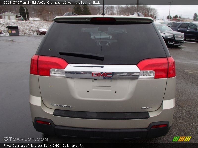 Champagne Silver Metallic / Jet Black 2013 GMC Terrain SLE AWD