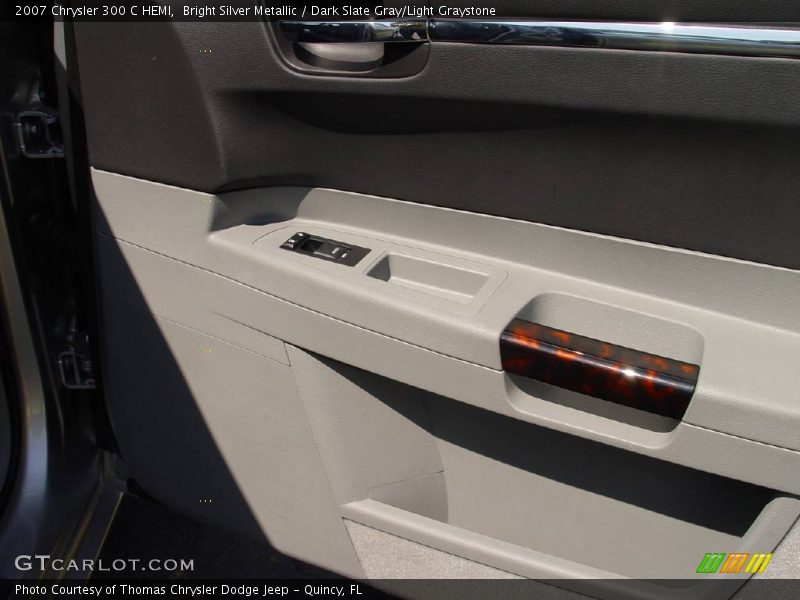 Bright Silver Metallic / Dark Slate Gray/Light Graystone 2007 Chrysler 300 C HEMI