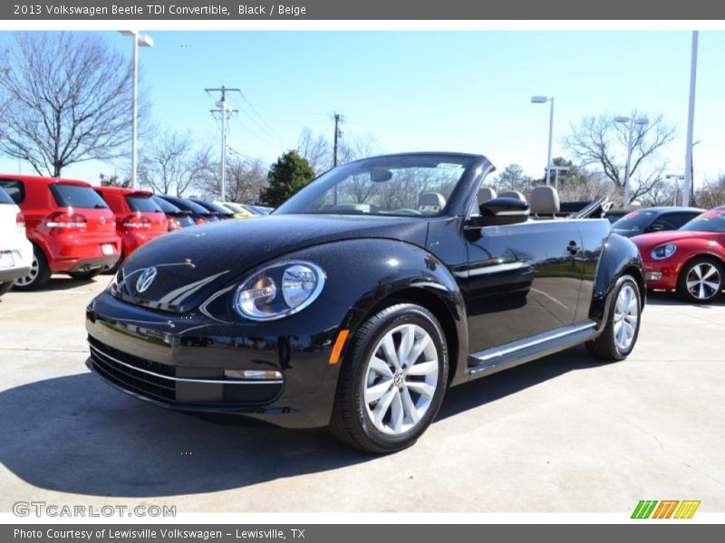 Front 3/4 View of 2013 Beetle TDI Convertible
