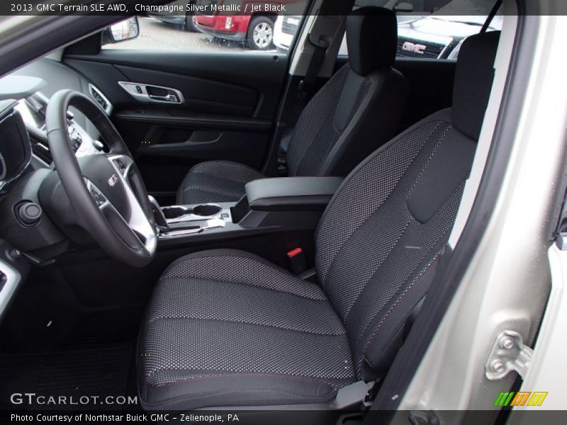 Champagne Silver Metallic / Jet Black 2013 GMC Terrain SLE AWD