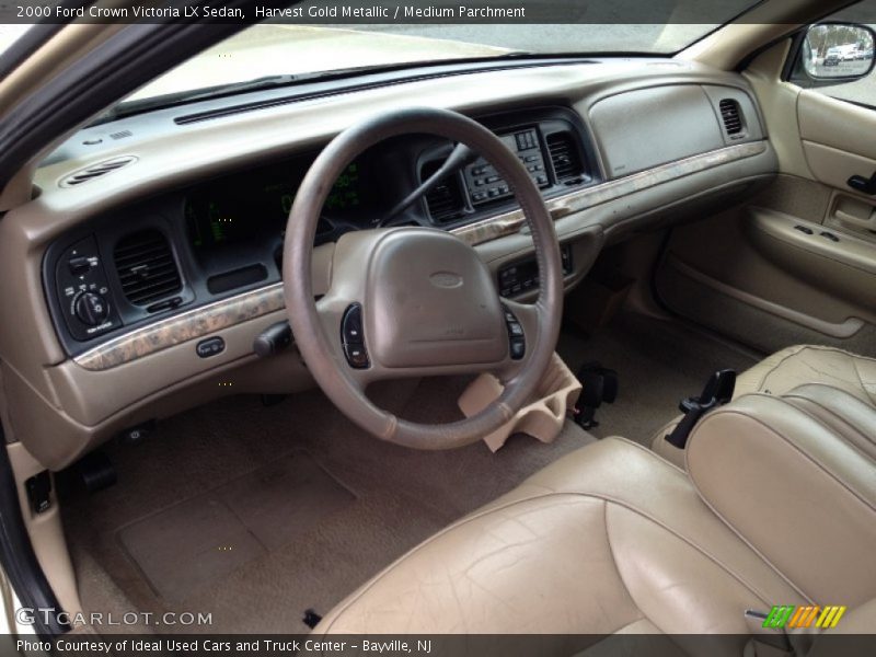 Medium Parchment Interior - 2000 Crown Victoria LX Sedan 