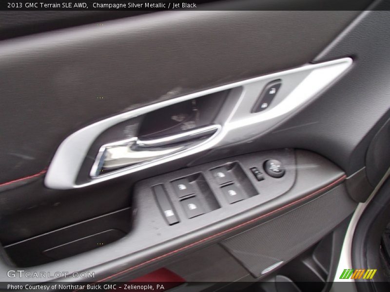 Champagne Silver Metallic / Jet Black 2013 GMC Terrain SLE AWD