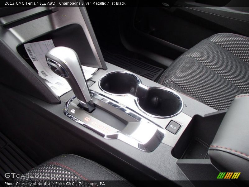 Champagne Silver Metallic / Jet Black 2013 GMC Terrain SLE AWD