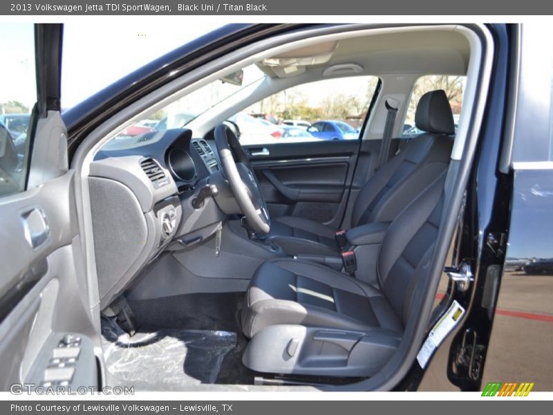 Front Seat of 2013 Jetta TDI SportWagen