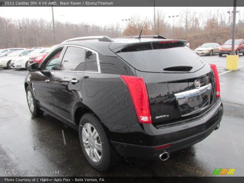 Black Raven / Ebony/Titanium 2011 Cadillac SRX 4 V6 AWD