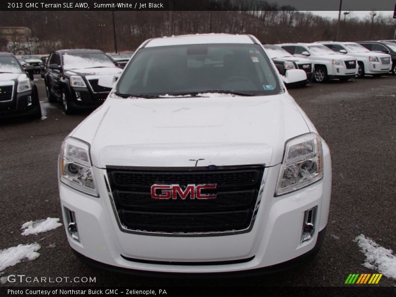 Summit White / Jet Black 2013 GMC Terrain SLE AWD