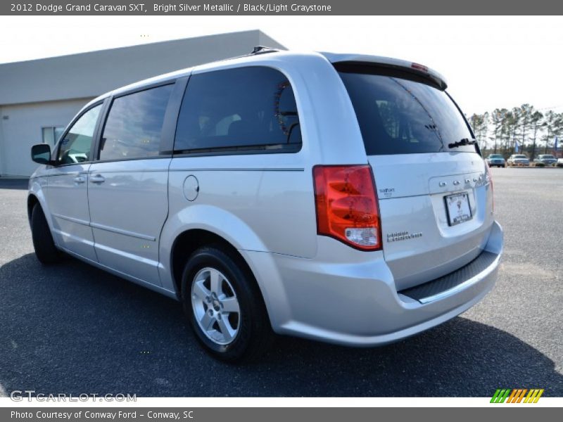 Bright Silver Metallic / Black/Light Graystone 2012 Dodge Grand Caravan SXT