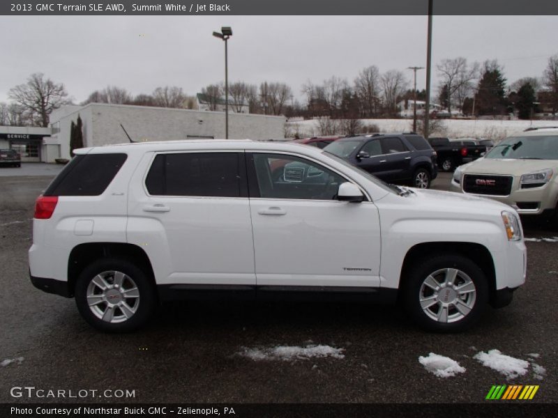 Summit White / Jet Black 2013 GMC Terrain SLE AWD