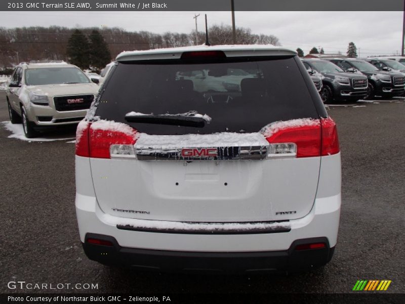 Summit White / Jet Black 2013 GMC Terrain SLE AWD