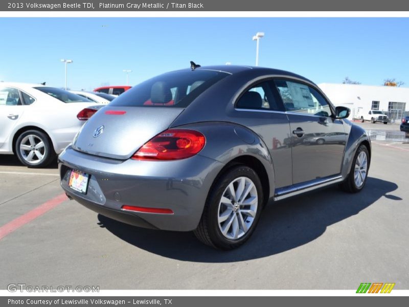 Platinum Gray Metallic / Titan Black 2013 Volkswagen Beetle TDI