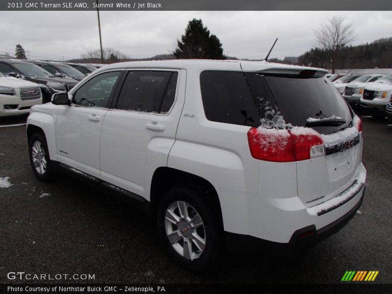 Summit White / Jet Black 2013 GMC Terrain SLE AWD