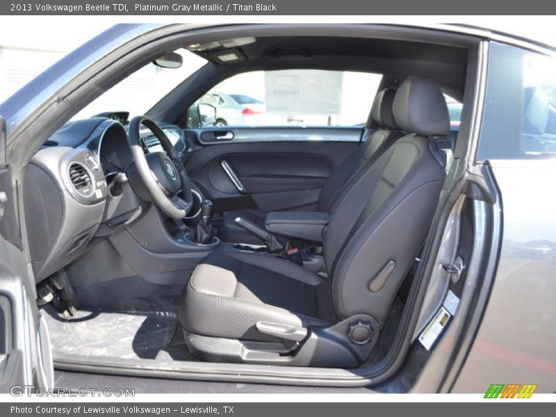 Front Seat of 2013 Beetle TDI