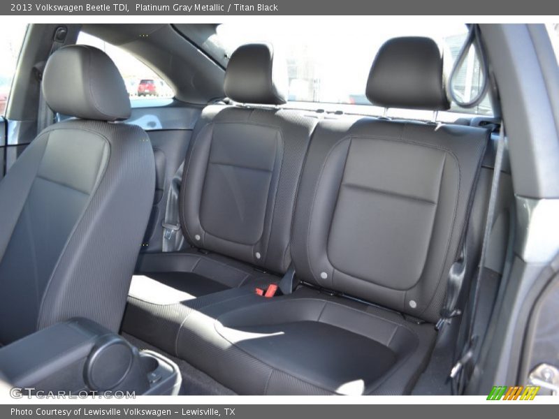 Rear Seat of 2013 Beetle TDI
