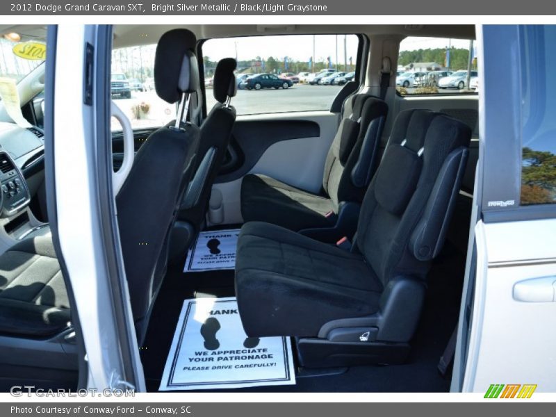 Bright Silver Metallic / Black/Light Graystone 2012 Dodge Grand Caravan SXT