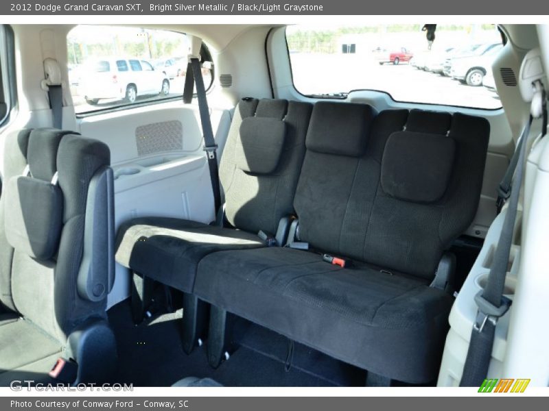 Bright Silver Metallic / Black/Light Graystone 2012 Dodge Grand Caravan SXT