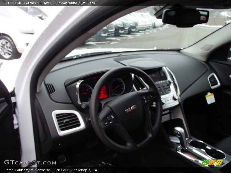Summit White / Jet Black 2013 GMC Terrain SLE AWD
