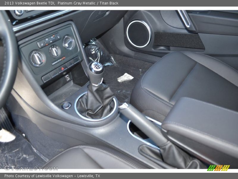 Platinum Gray Metallic / Titan Black 2013 Volkswagen Beetle TDI