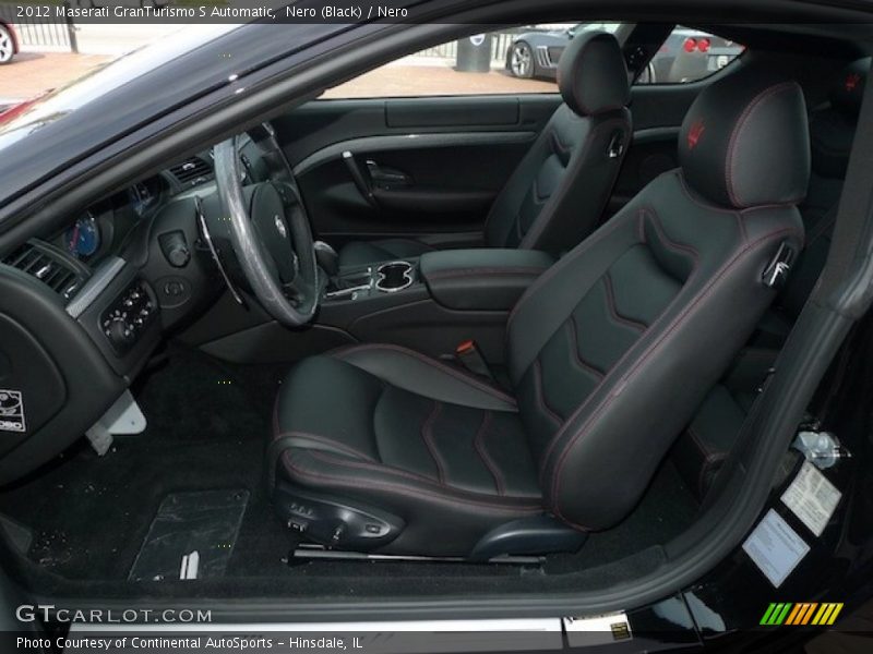 Front Seat of 2012 GranTurismo S Automatic