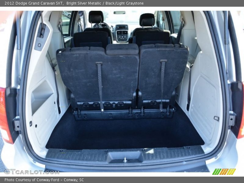 Bright Silver Metallic / Black/Light Graystone 2012 Dodge Grand Caravan SXT