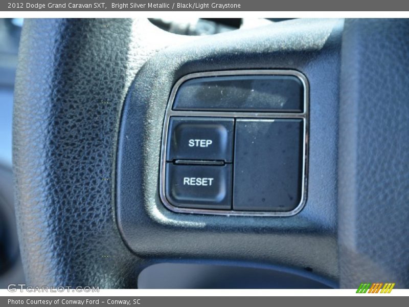 Bright Silver Metallic / Black/Light Graystone 2012 Dodge Grand Caravan SXT