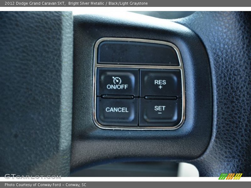 Bright Silver Metallic / Black/Light Graystone 2012 Dodge Grand Caravan SXT
