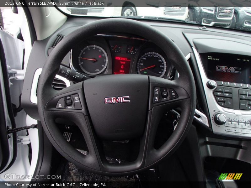 Summit White / Jet Black 2013 GMC Terrain SLE AWD