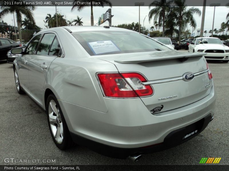 Ingot Silver / Charcoal Black 2011 Ford Taurus SHO AWD