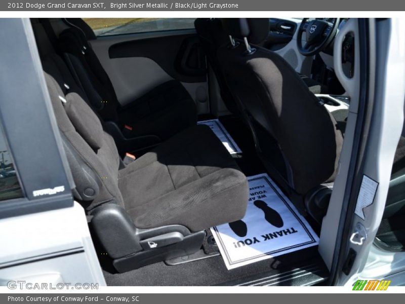 Bright Silver Metallic / Black/Light Graystone 2012 Dodge Grand Caravan SXT