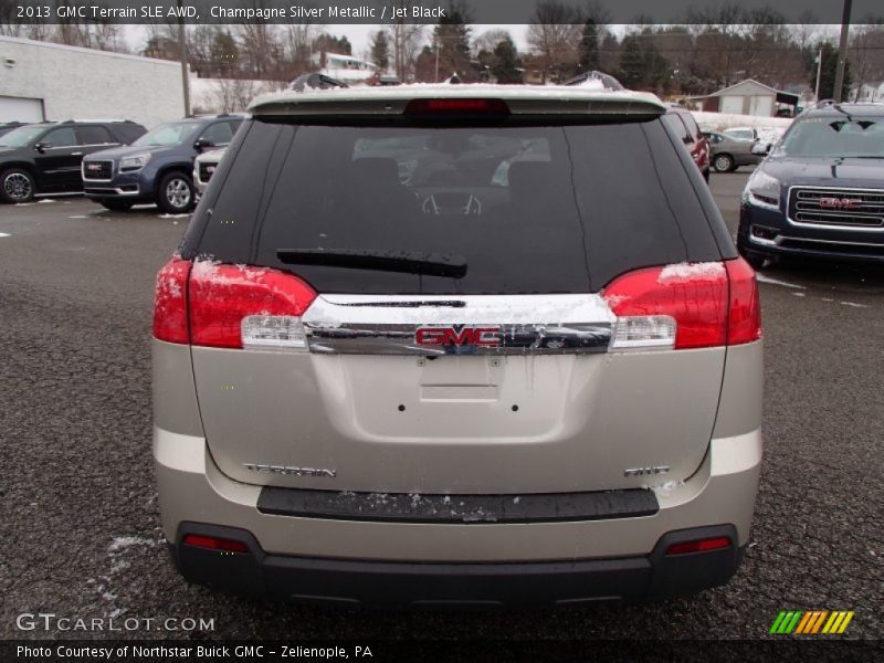 Champagne Silver Metallic / Jet Black 2013 GMC Terrain SLE AWD