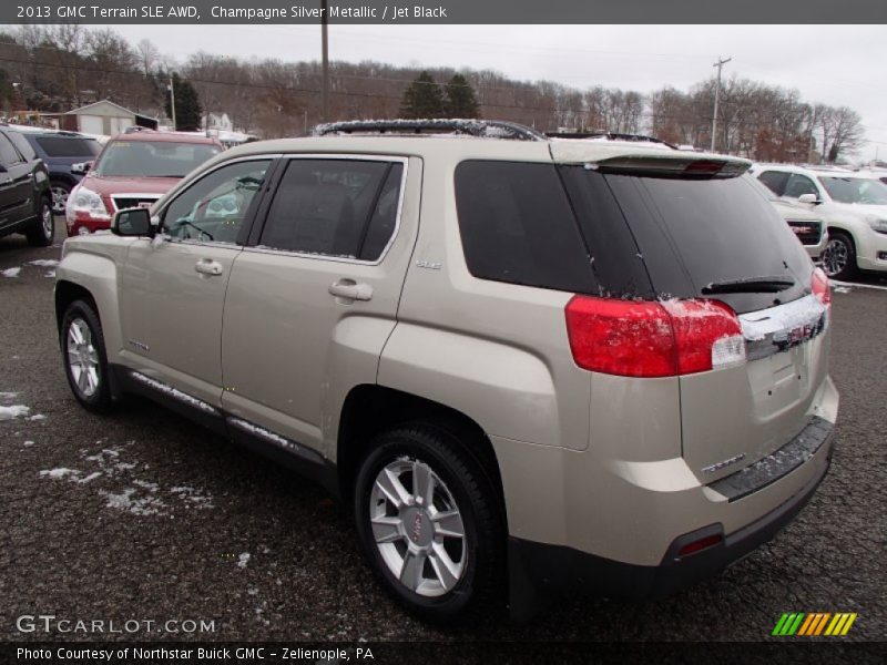 Champagne Silver Metallic / Jet Black 2013 GMC Terrain SLE AWD