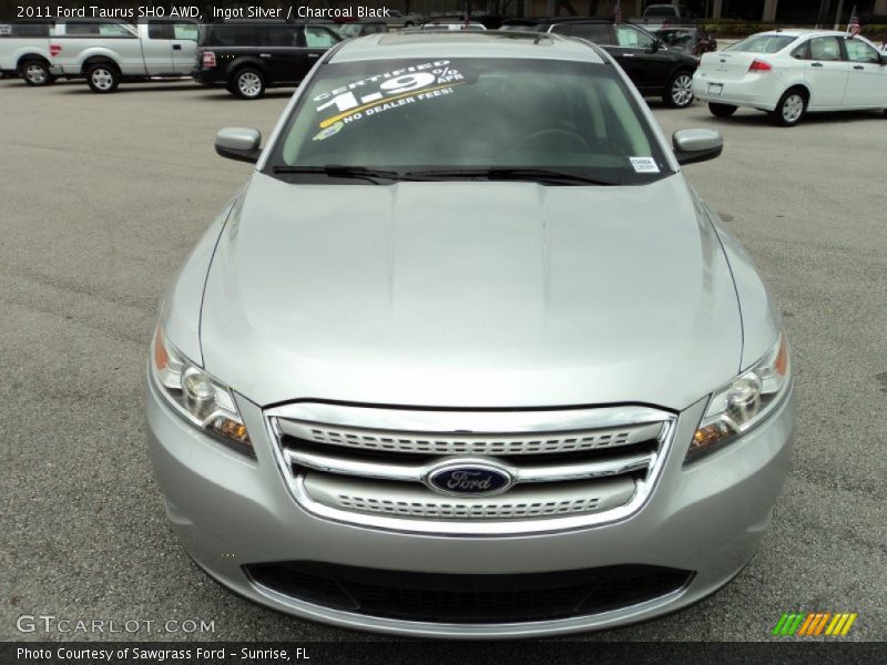 Ingot Silver / Charcoal Black 2011 Ford Taurus SHO AWD