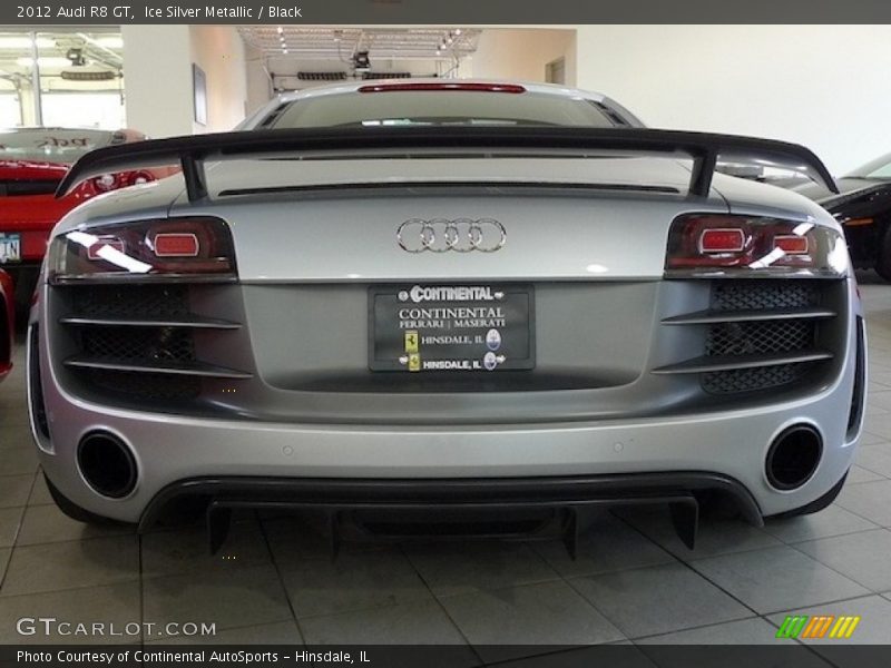 Ice Silver Metallic / Black 2012 Audi R8 GT