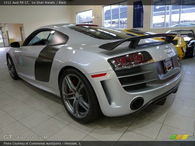 Ice Silver Metallic / Black 2012 Audi R8 GT