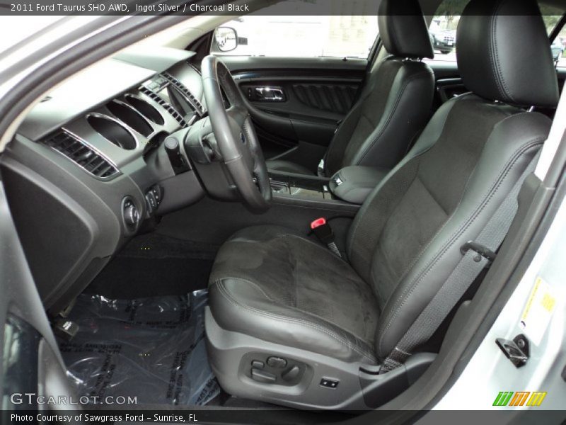  2011 Taurus SHO AWD Charcoal Black Interior