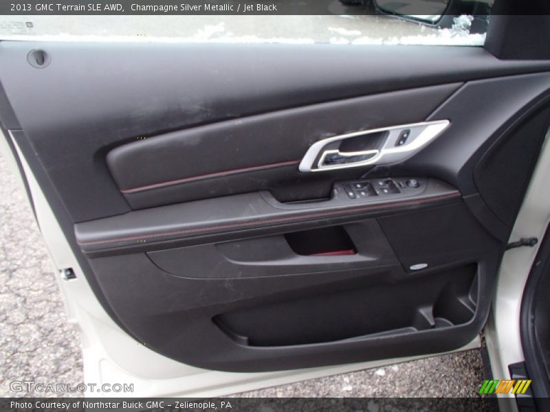 Champagne Silver Metallic / Jet Black 2013 GMC Terrain SLE AWD