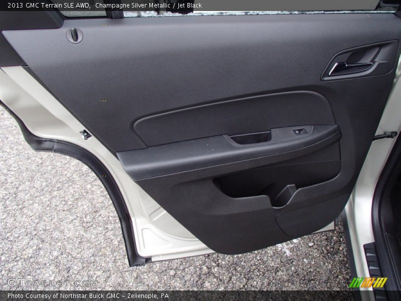 Champagne Silver Metallic / Jet Black 2013 GMC Terrain SLE AWD
