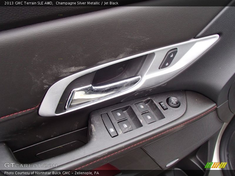 Champagne Silver Metallic / Jet Black 2013 GMC Terrain SLE AWD