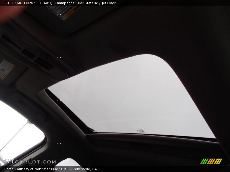 Champagne Silver Metallic / Jet Black 2013 GMC Terrain SLE AWD