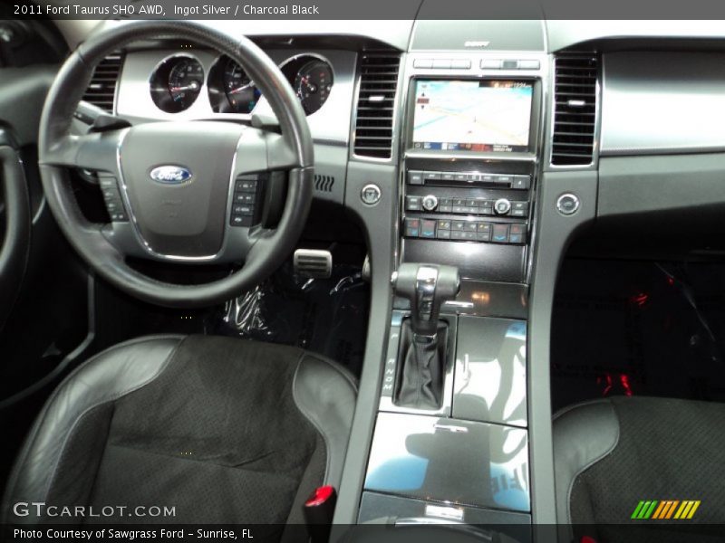 Ingot Silver / Charcoal Black 2011 Ford Taurus SHO AWD