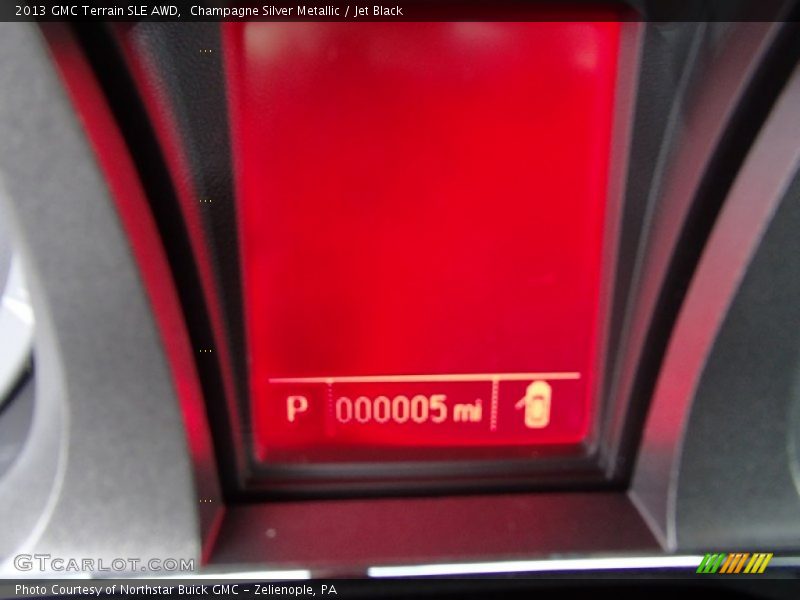 Champagne Silver Metallic / Jet Black 2013 GMC Terrain SLE AWD