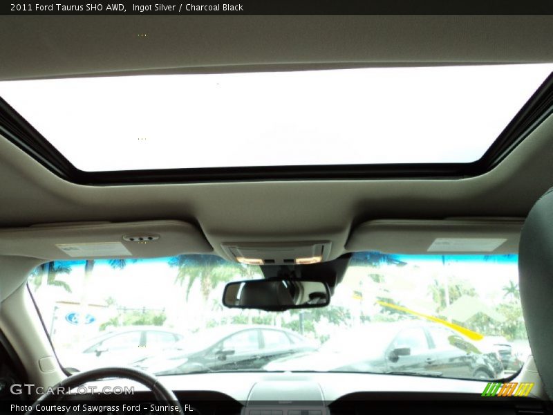 Ingot Silver / Charcoal Black 2011 Ford Taurus SHO AWD