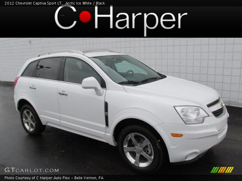 Arctic Ice White / Black 2012 Chevrolet Captiva Sport LT