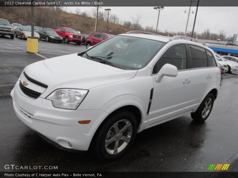 Arctic Ice White / Black 2012 Chevrolet Captiva Sport LT