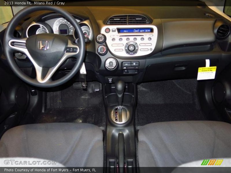 Milano Red / Gray 2013 Honda Fit