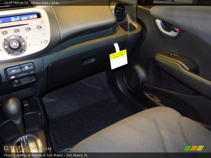 Milano Red / Gray 2013 Honda Fit