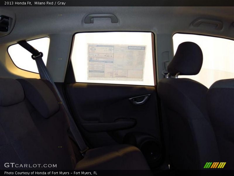 Milano Red / Gray 2013 Honda Fit
