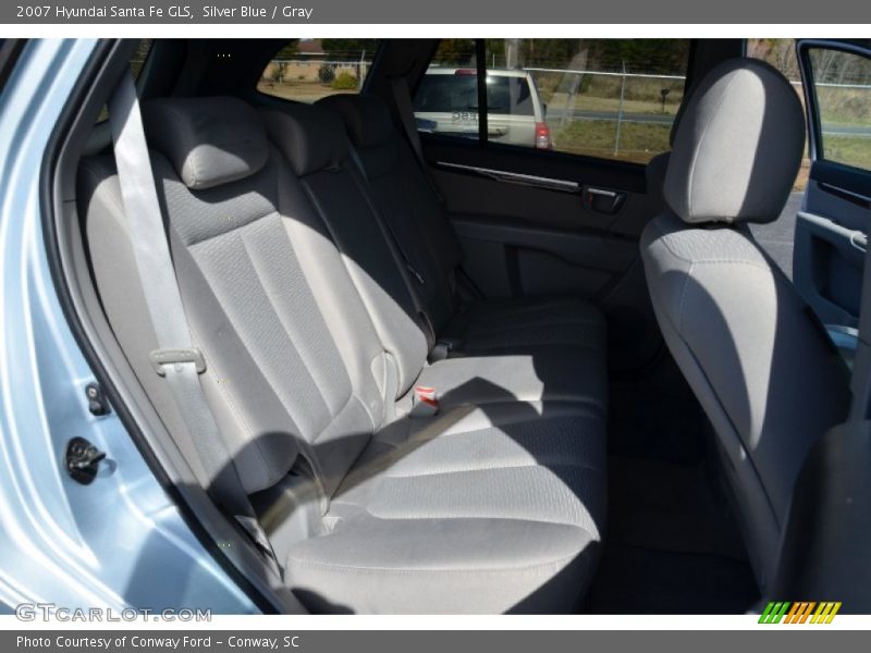 Silver Blue / Gray 2007 Hyundai Santa Fe GLS