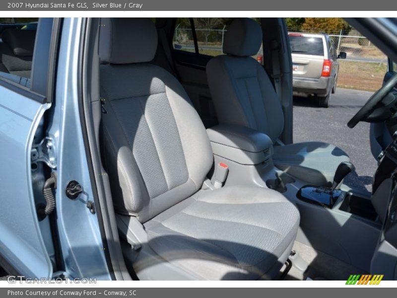 Silver Blue / Gray 2007 Hyundai Santa Fe GLS