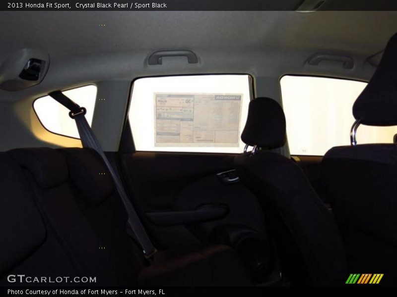 Crystal Black Pearl / Sport Black 2013 Honda Fit Sport